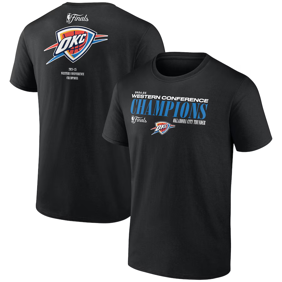 Men Oklahoma City Thunder  short T Shirt 2025->nba t-shirts->Sports Accessory